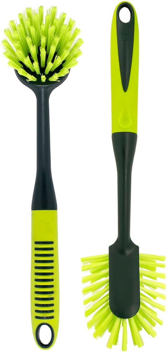 Pine-Sol Scrub Brush Set - 2 Piece Heavy Duty