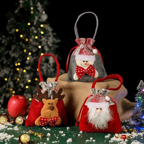 Altsuceser Christmas Gift Bag with Reusable Design