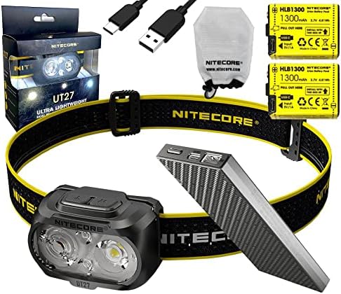 Nitecore UT27 Ultra Lightweight Headlamp with 10000mAh Power Bank