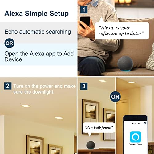 Sengled Smart Recessed Light Auto Pairing with Alexa 1-Pack