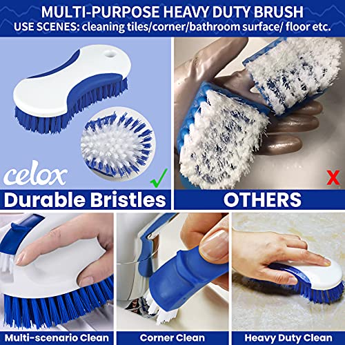 CELOX 5 Pack Deep Cleaning Brush Set with Hanging Holes
