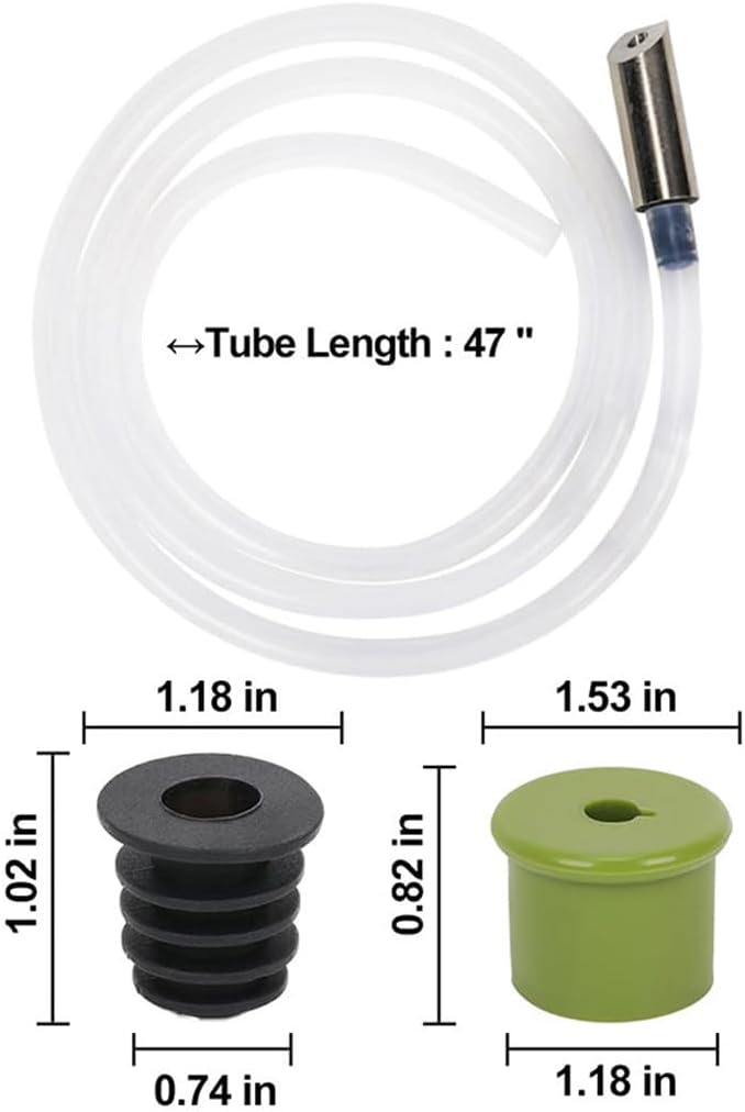 Sink Soap Dispenser 47 Inch Extension Tube Kit with Check Valve