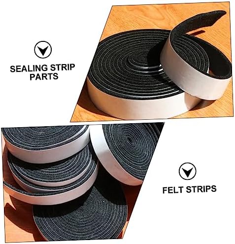 Veemoon 2pcs Self-Adhesive Felt Strips Door Masking