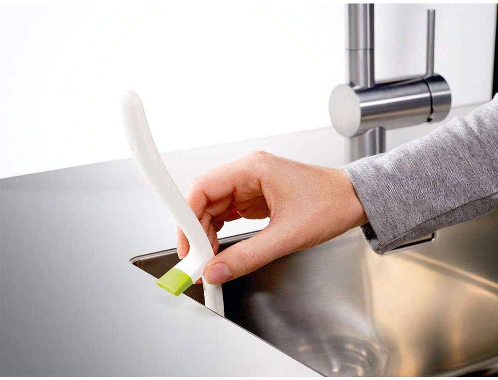 Joseph Joseph Edge Dish Brush with Green Sink Rest