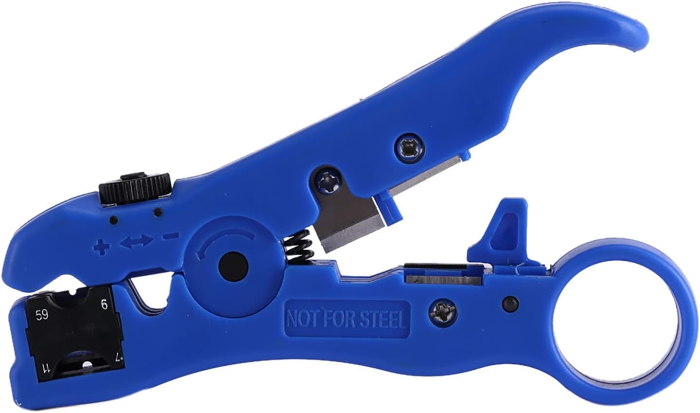 GOTOTOP Coaxial Cable Stripper Tool with Adjustable Blades 1
