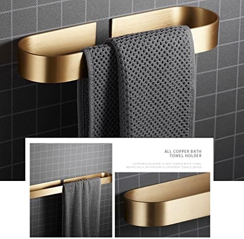 ANNBKA Brass Towel Bar Set with Cap Hook and Slippers Towel Holder