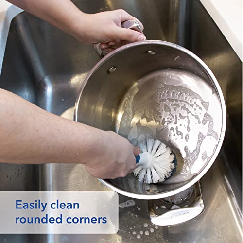 Unger Sink Dish Scrub Brush - Non-Scratch Durable Ergonomic