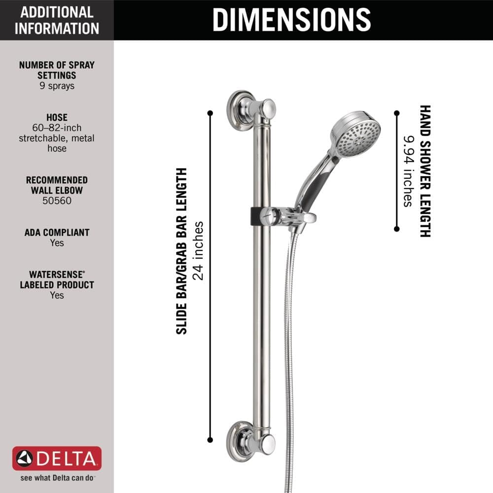 Delta 51900 Universal TubShower Faucet Chrome