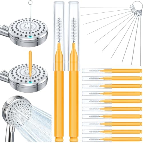 Lumkew Shower Head Cleaner Tool with 10 Picks and 3D Printer Brush