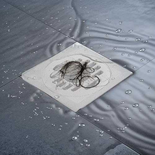 Disposable Shower Drain Hair Catcher 12-Pack