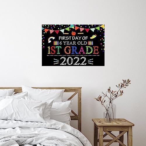 First Day School Wall Decal Peel and Stick 22in