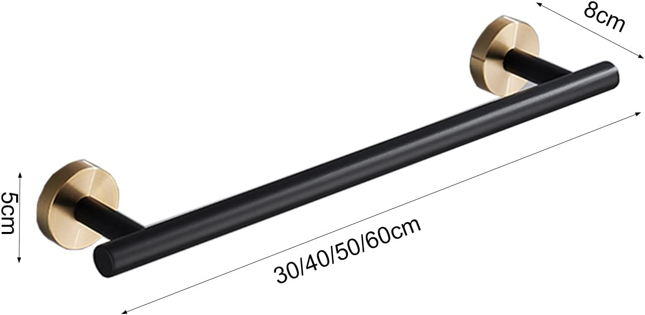 TiStm Black Gold Towel Rack 30Cm