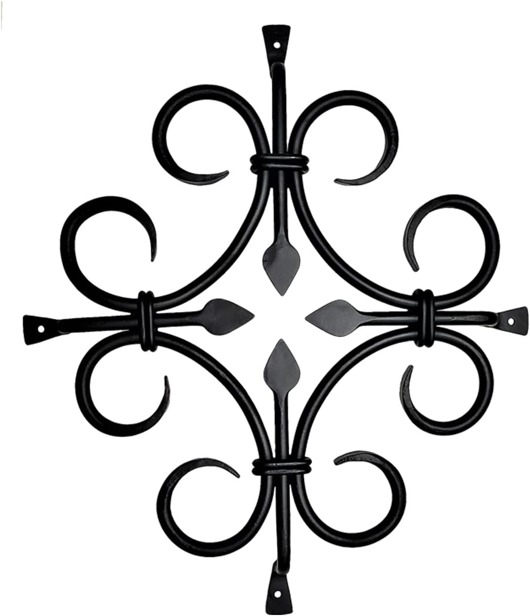 Prima Decorative Hardware Gate Speakeasy Grille - Black Iron 14x12x2