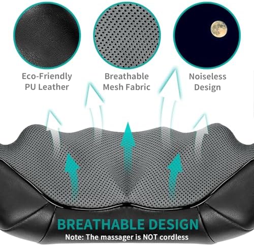 Nekteck Shiatsu Neck and Back Massager with Heat 1