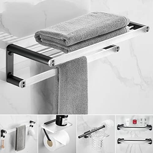 ANNBKA Luxury Acrylic Towel Rack Bathroom Hardware Set