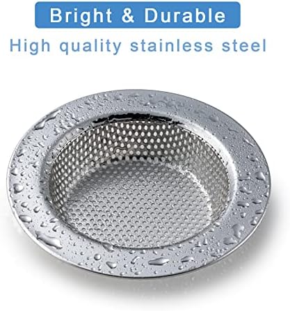 Honmein 2 Pcs Sink Strainer for 45 Inch Drain Basket