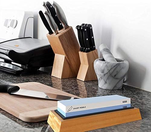 Sharp Pebble Double-Sided Whetstone Knife Sharpener 10006000