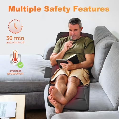 CILI Full Body Massage Mat with Heat and Vibration