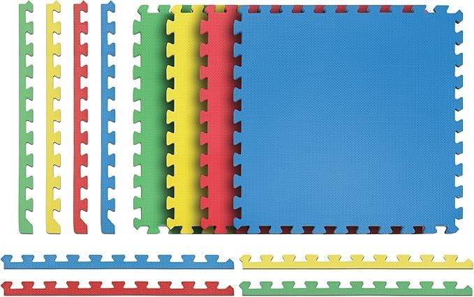 Norsk Reversible Kids Puzzle Play Mats 12 Tile Set