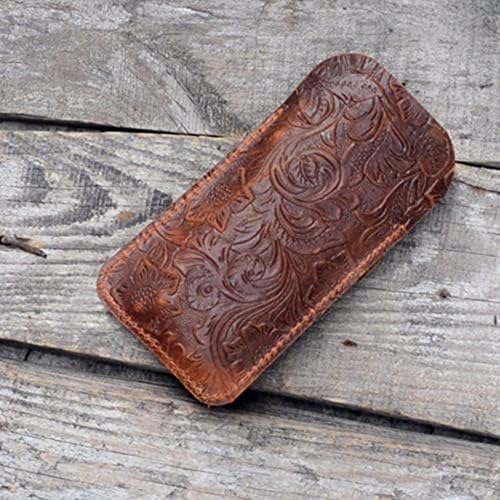 JJNUSA Leather EDC Pocket Slip - Knife Sleeve Pen Holder