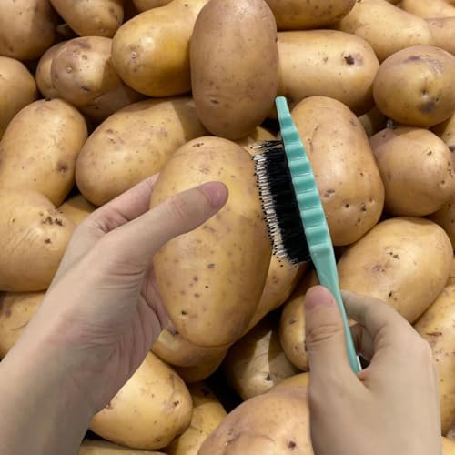 KVZVK Vegetable Cleaning Brush for Pots Pans and Fruits