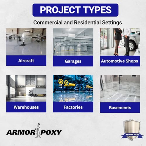 ArmorPoxy Metallic Epoxy Floor Kit 300 Sq Ft 1