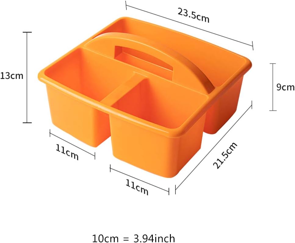 PMFACE 3 Compartment Storage Bin with Handle 1