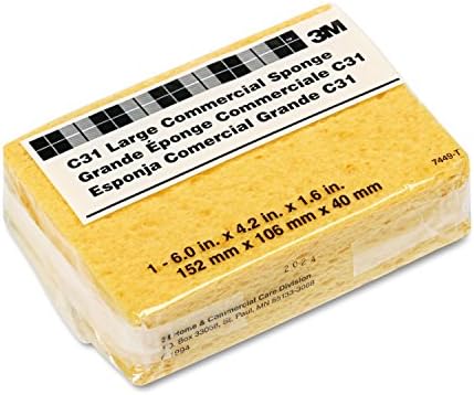 3M Scotch-Brite C31 Yellow Sponge 4 14 x 6