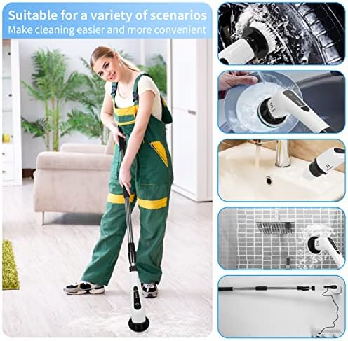 SAPANA Electric Scrubber with 8 Heads and Gloves 1