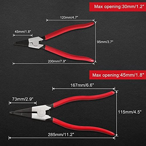 Heavy Duty Lock Ring Pliers Set for Automotive Repairs