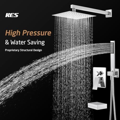 KES Chrome Bathroom Sink Drain with Overflow Hole and Hair Catcher