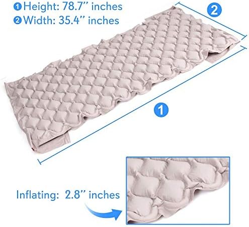 SereneLife Pressure Mattress with Electric Pump - Standard Hospital Size