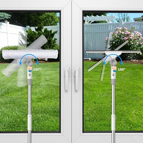 LJGG Window Squeegee Kit with 54 Extendable Pole