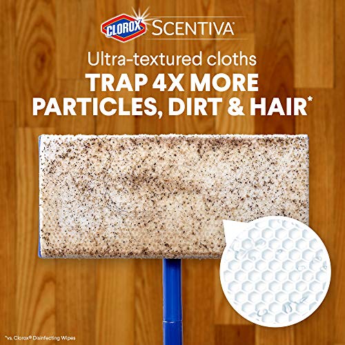 Clorox Scentiva Disinfecting Wet Mopping Pad Refills 12 Count