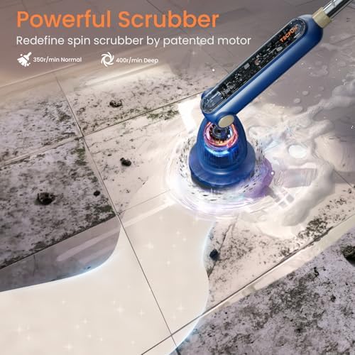 TECFUN 16 in 1 Electric Spin Scrubber with LED
