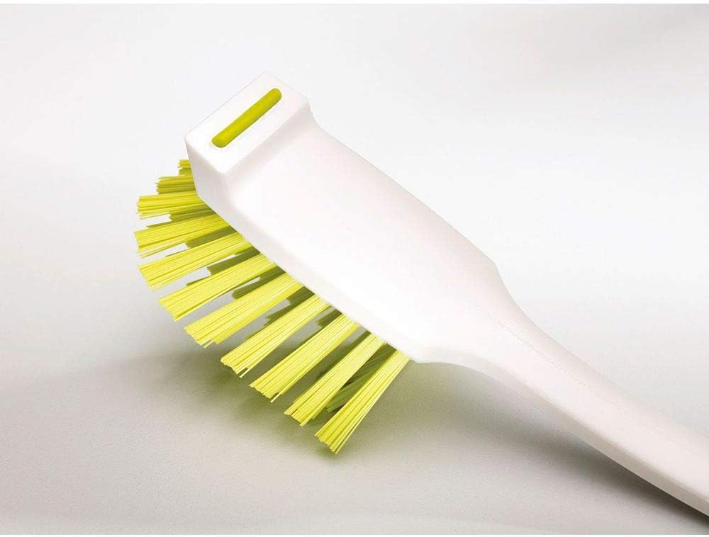 Joseph Joseph Edge Dish Brush with Green Sink Rest