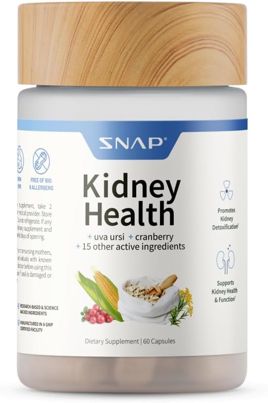 Snap Supplements Kidney Health Support 60 Capsules