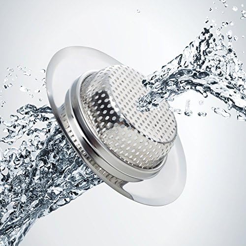2PCS Stainless Steel Kitchen Sink Strainer 45 Diameter