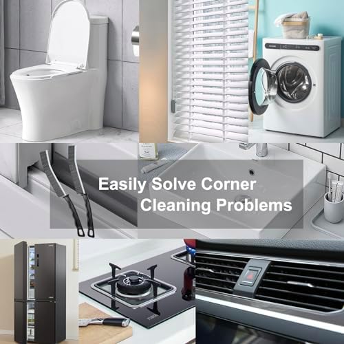 BANSTLE 5pcs Hard Bristled Crevice Cleaning Brush Tool