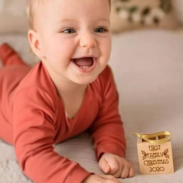 Personalized Wooden Baby Block - Newborn Gift for Boy or Girl