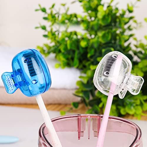 Waenerec 6 Pack Toothbrush Covers Travel Protectors for Kids Adults