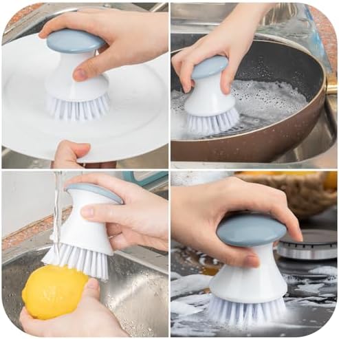LINGTONG Dish Brush with Tray Set