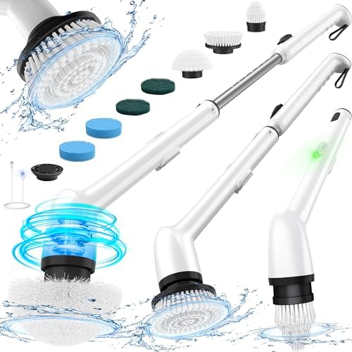 LyriFine Electric Spin Scrubber with 2 Speeds and IPX7 Waterproofing