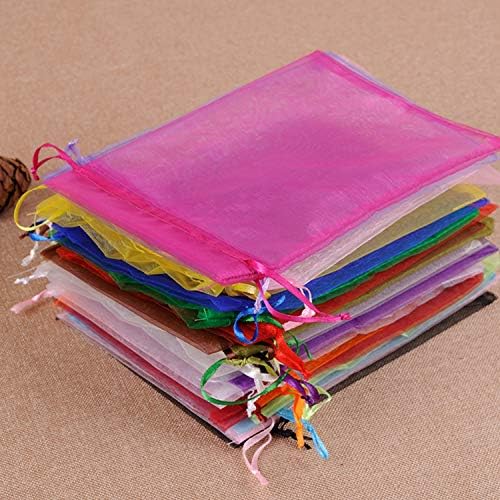 100pc 4x6 Inch Mixed Color Gift Wrap Bags
