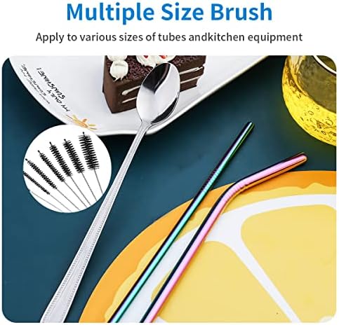 10 Pcs Flexible Drain Brush Set for Kitchen and Aquarium