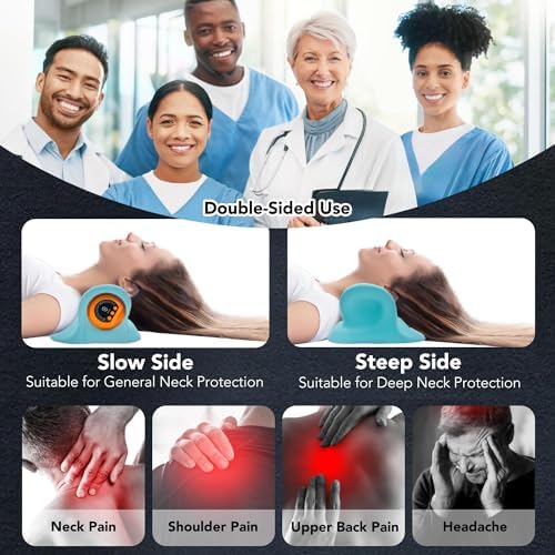 STILEFIX Neck Massager Pillow with Heat 3 Modes Ergonomic Design