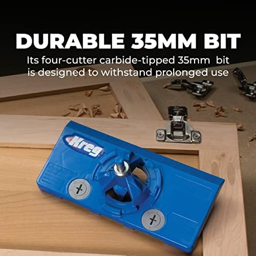 Kreg KHI-HINGE Concealed Hinge Jig - Cabinet Door Installation Tool