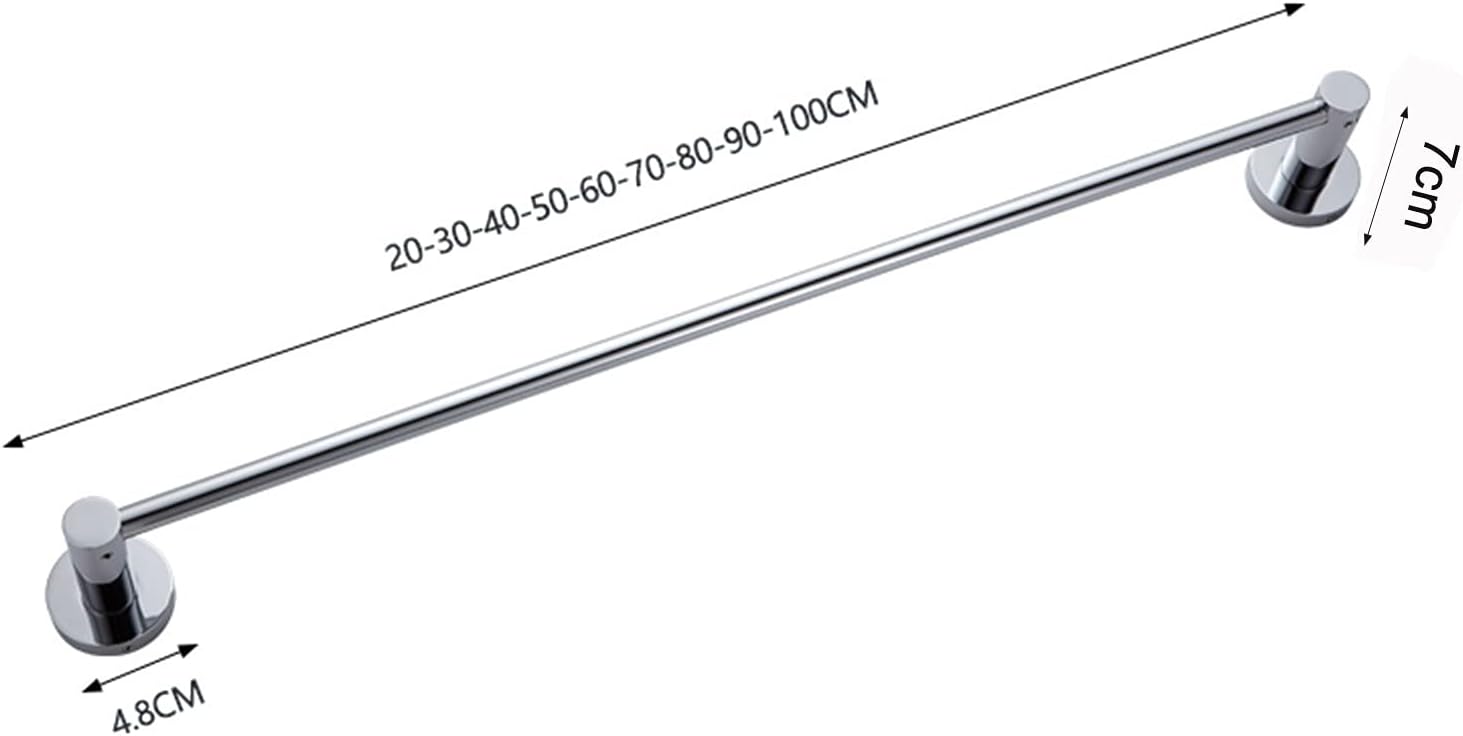 TiStm Towel Rack 20Cm-100Cm Polished Chrome