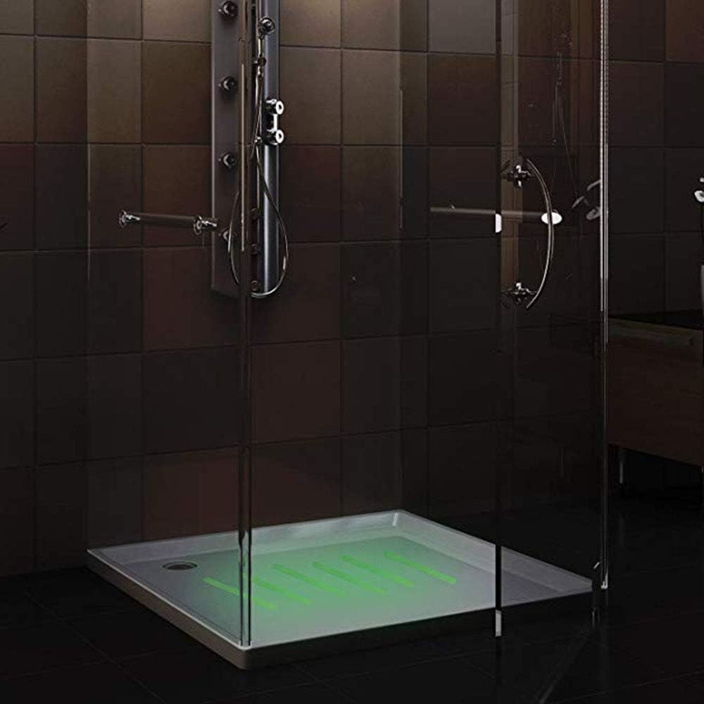 Kyerivs Non-Slip Bathtub Stickers with Glow Luminous Safety Treads