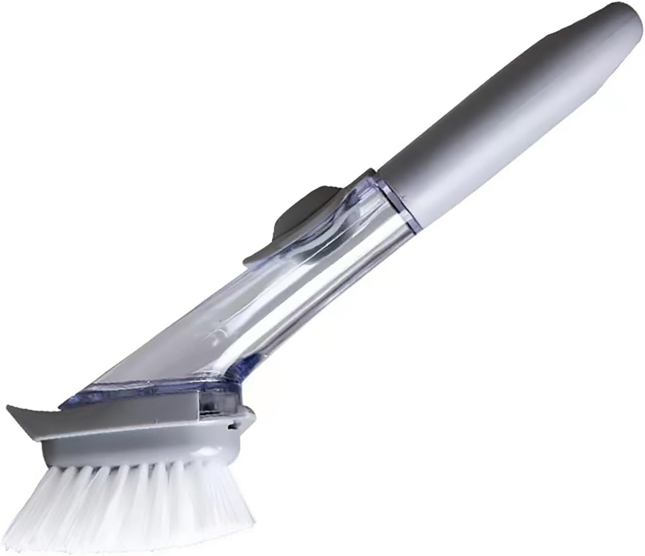 Durable Dishwashing Brush with Soap Dispenser and Long Handle
